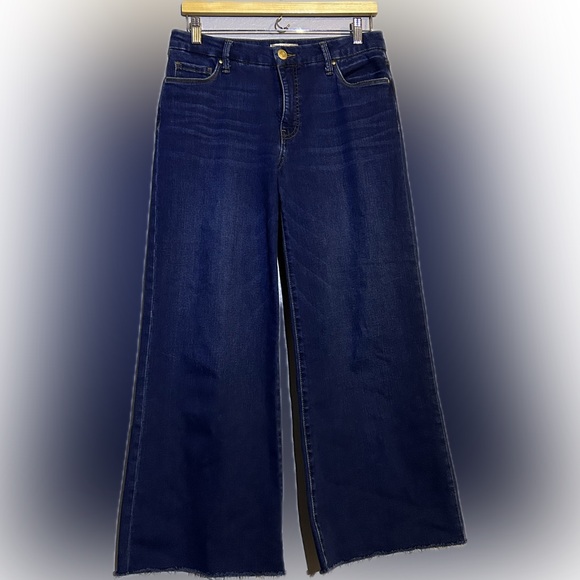 Kut from the Kloth Meg High Rise Wide Leg Jeans - Picture 1 of 6